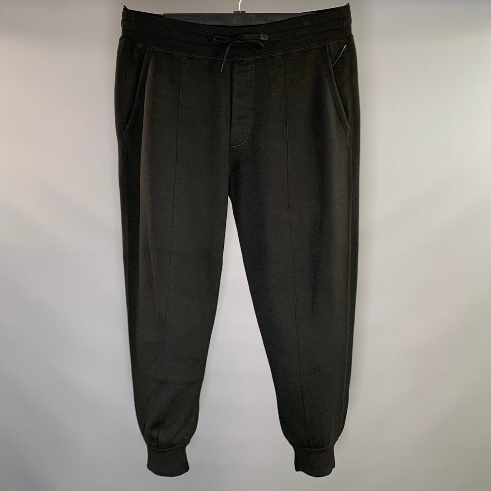 TOM FORD Size 36 Black Viscose Polyamide Sweatpants Casual Pants